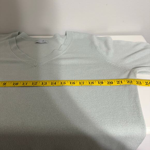 Croft & Barrow Sweater XXL Green V-Neck - Picture 10 of 12